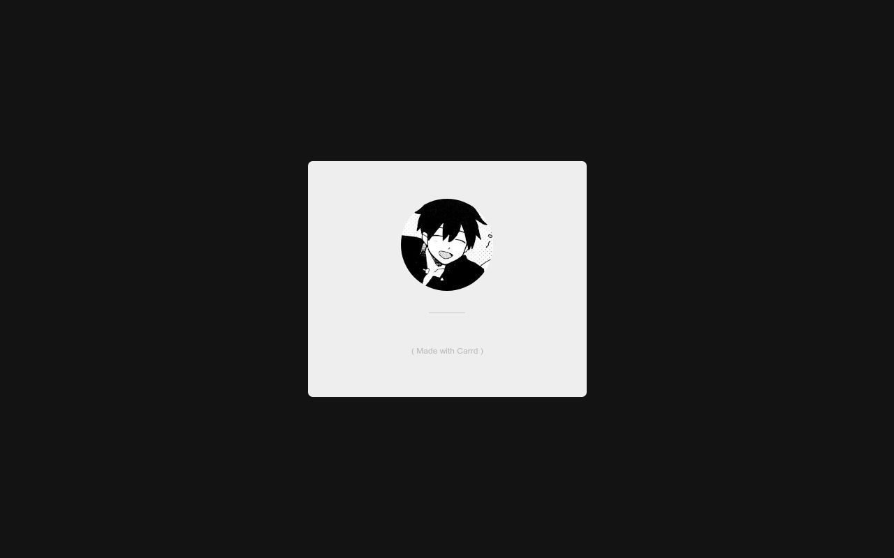 Carrd profile picture for @mathis